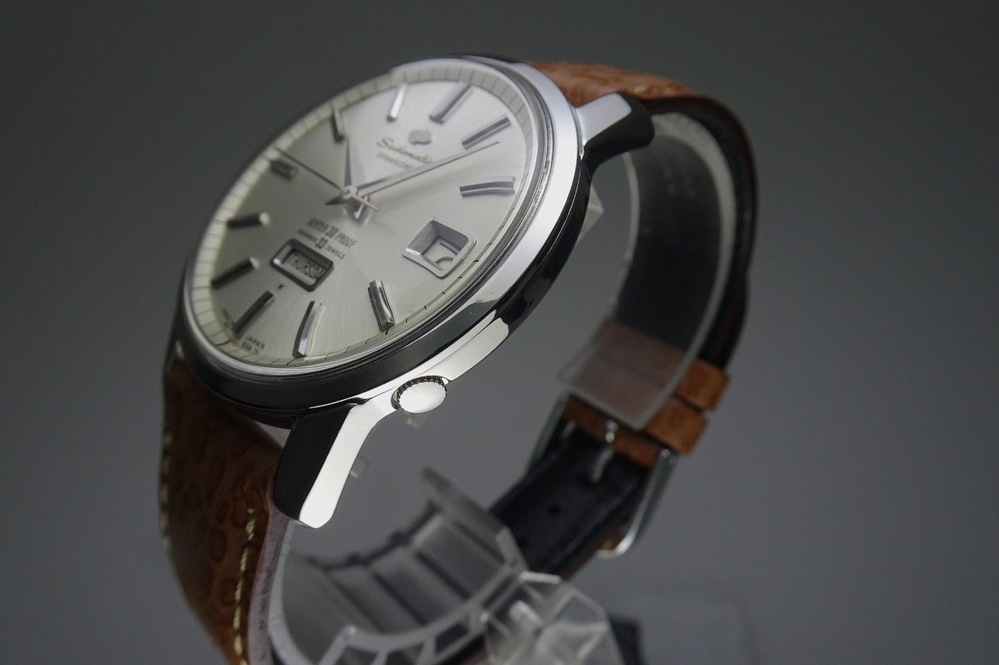 Vintage 1963 JAPAN SEIKO MATIC WEEKDATER J13080 33Jewels Automatic.
