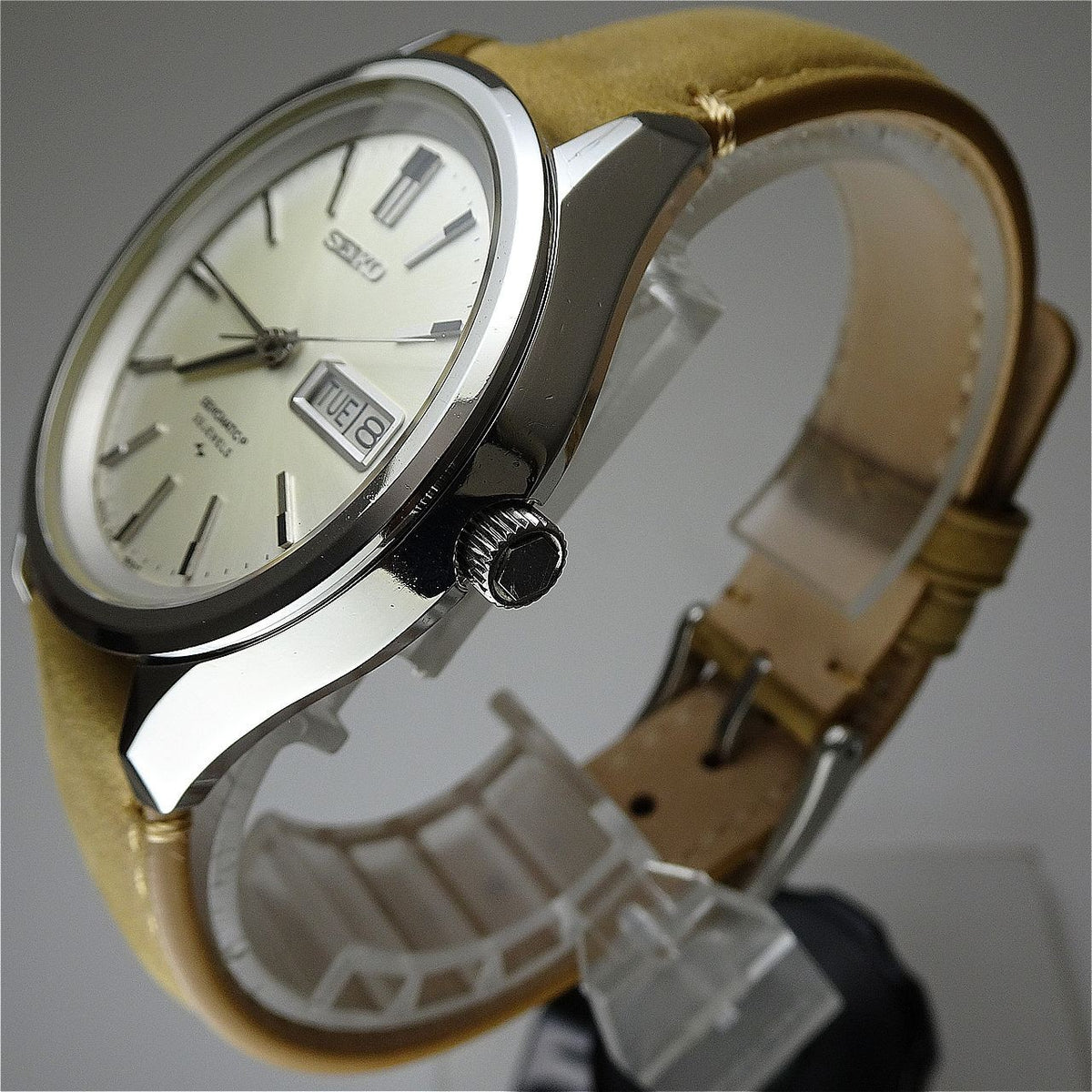 Vintage 1969 JAPAN SEIKO SEIKOMATIC-P WEEKDATER 5106-8020 33Jewels Automatic.