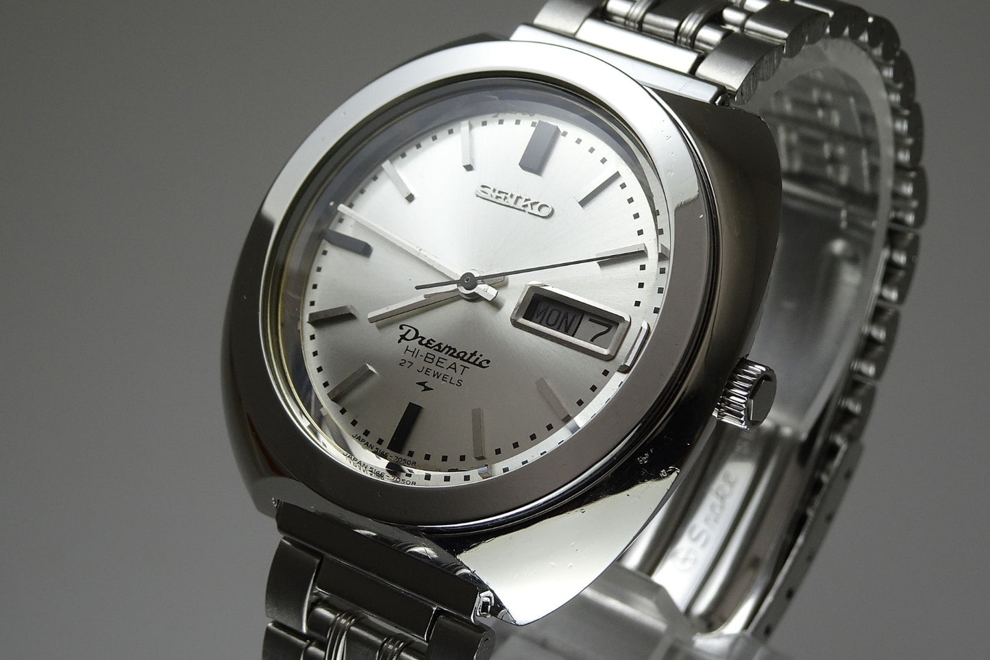 Vintage 1969 JAPAN SEIKO 51 PRESMATIC WEEKDATER 5146-7030 27Jewels Automatic.