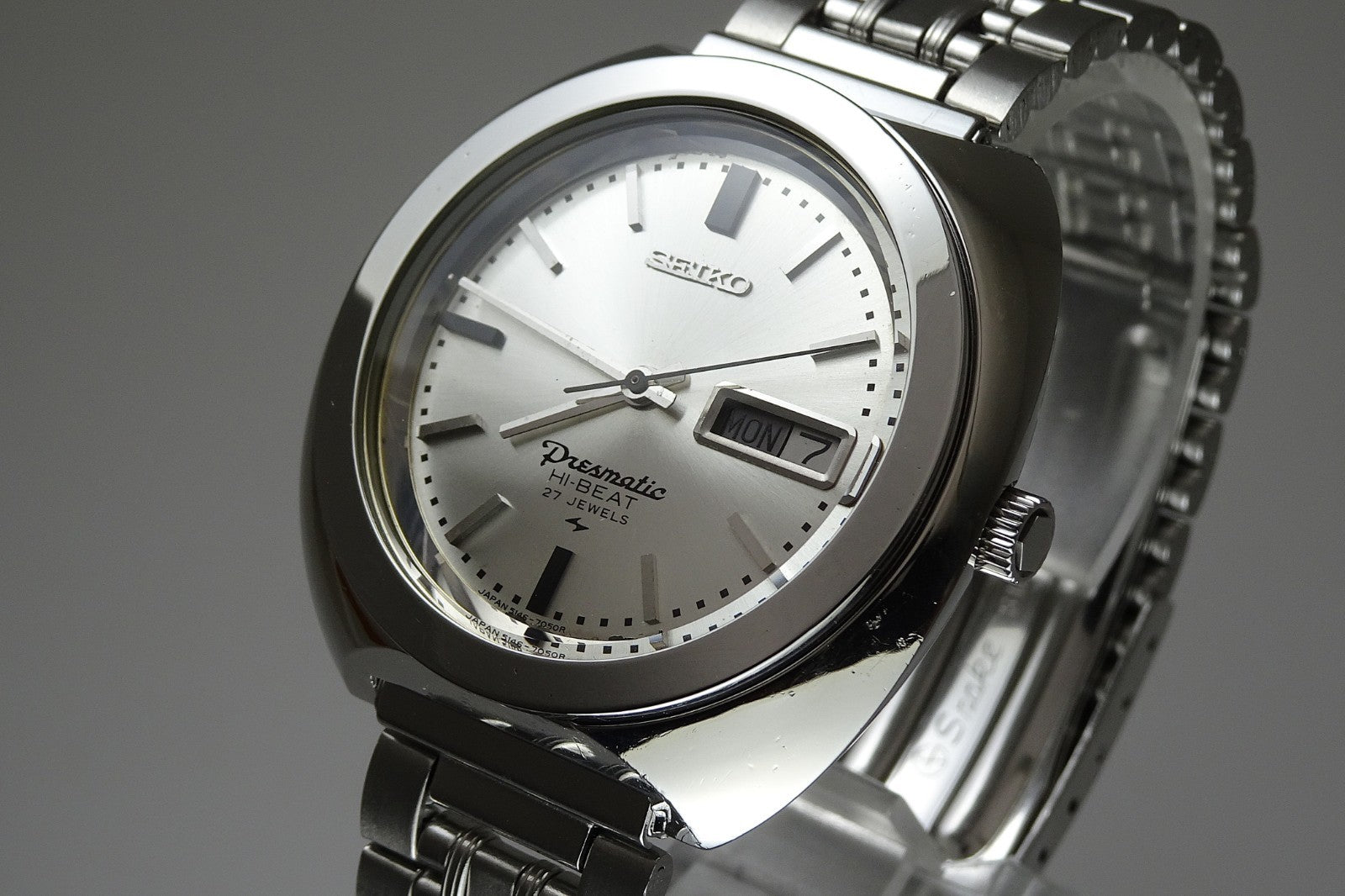Vintage 1969 JAPAN SEIKO 51 PRESMATIC WEEKDATER 5146-7030 27Jewels Automatic.