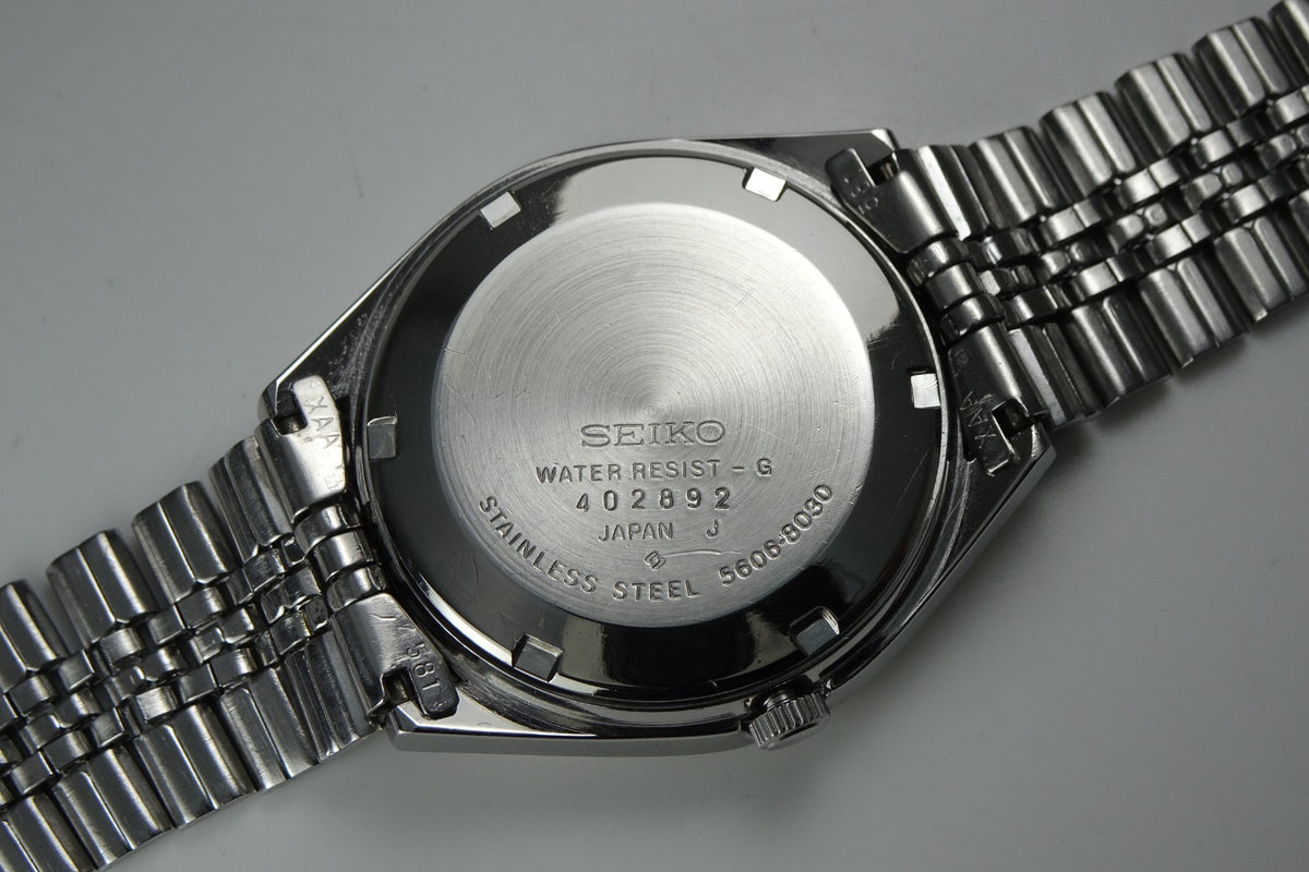 Serviced Vintage 1974 JAPAN SEIKO LORD MATIC WEEKDATER 5606-8030 25J Automatic.