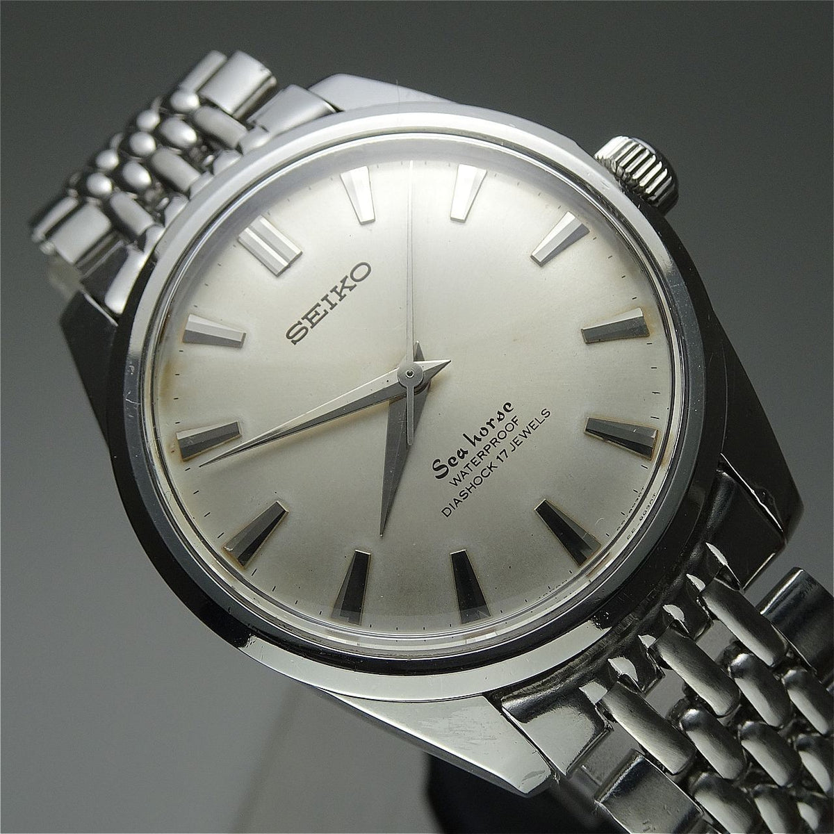 Serviced Vintage 1965 JAPAN SEIKO SEA HORSE 66-8980 17Jewels Hand-winding.