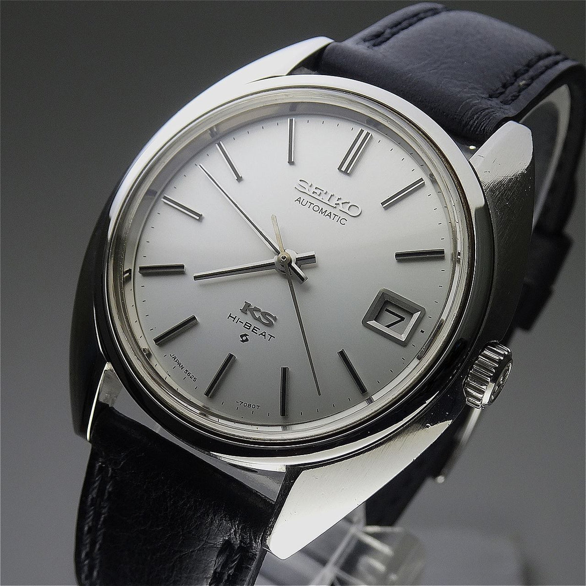 Vintage 1970 JAPAN KING SEIKO CALENDAR 5625-7080 25Jewels Automatic.