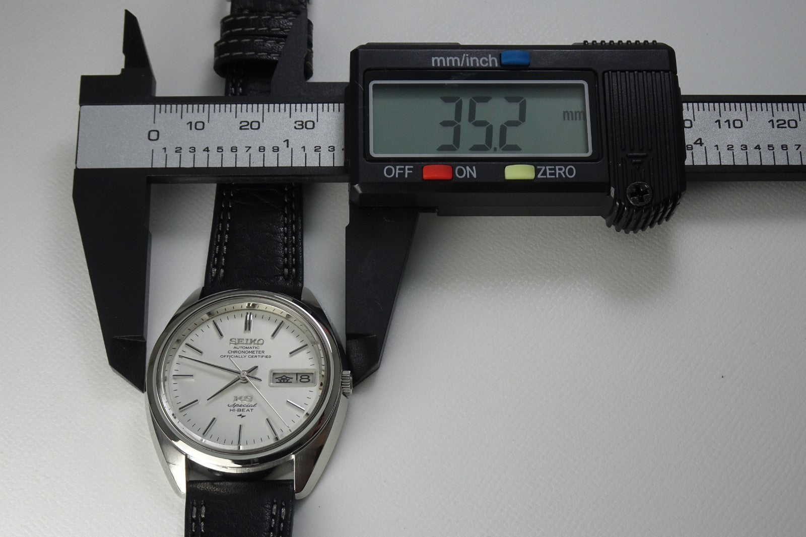 Vintage 1972 JAPAN KING SEIKO CHRONOMETER SP WEEKDATER 5246-6000 25J Automatic.