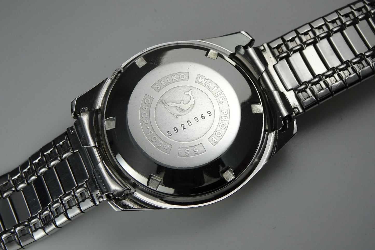 Serviced Vintage 1965 JAPAN SEIKO SEIKOMATIC WEEKDATER 6206-8040 26J Automatic.