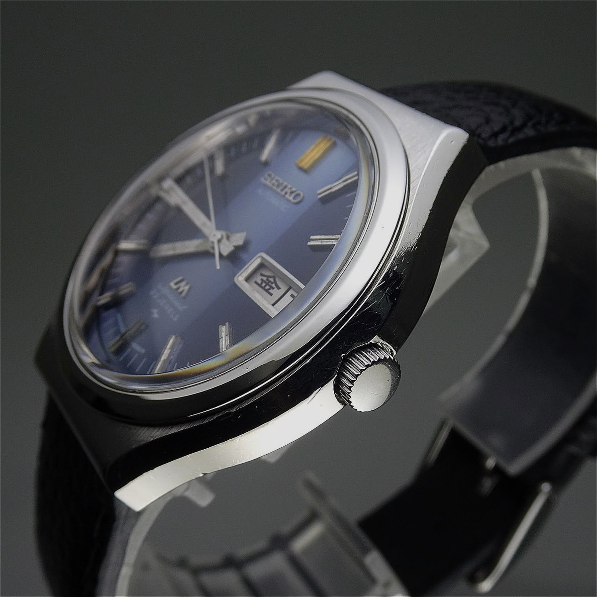 Vintage 1973 JAPAN SEIKO LORD MATIC SPECIAL WEEKDATER 5206-6090 23J Automatic.