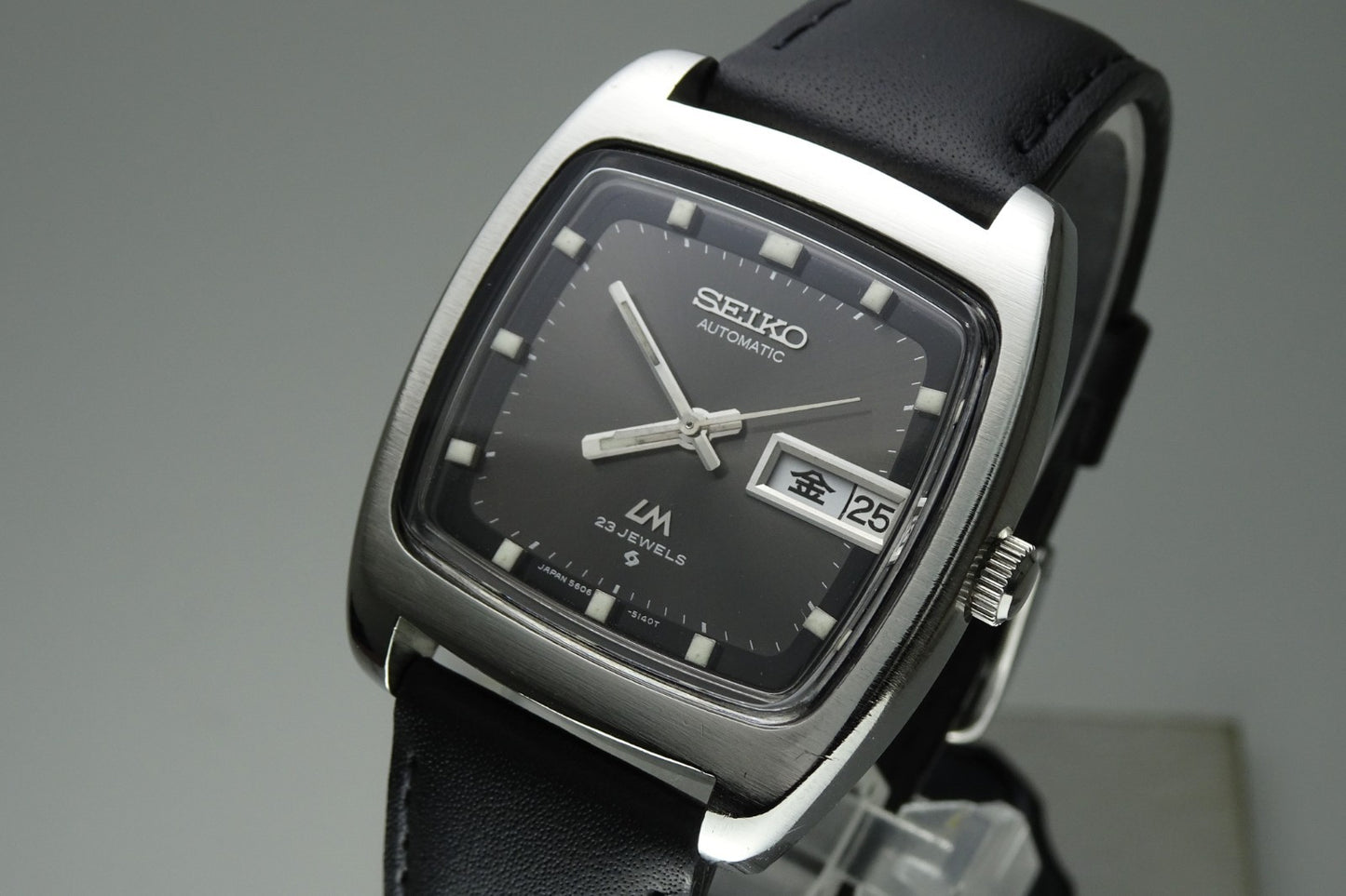 Vintage 1972 JAPAN SEIKO LORD MATIC WEEKDATER 5606-5040 23Jewels Automatic.