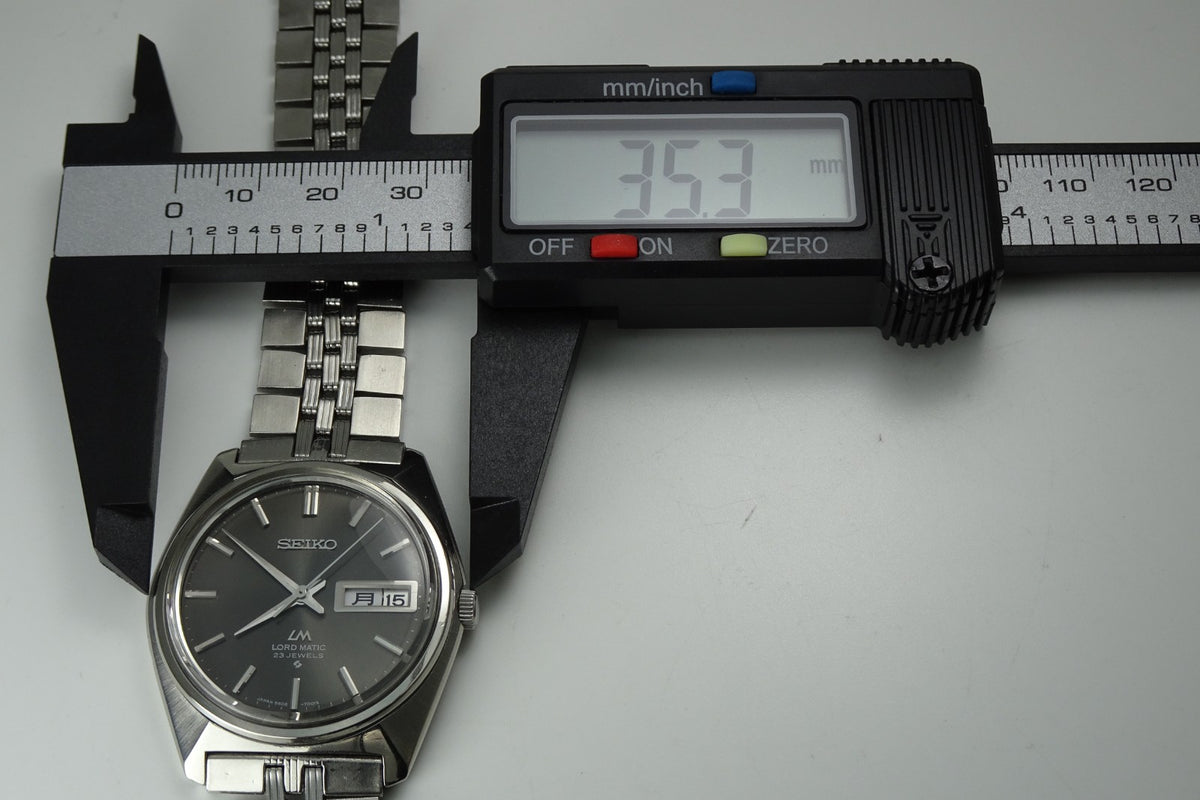 Vintage 1969 JAPAN SEIKO LORD MATIC WEEKDATER 5606-7000 23Jewels Automatic.