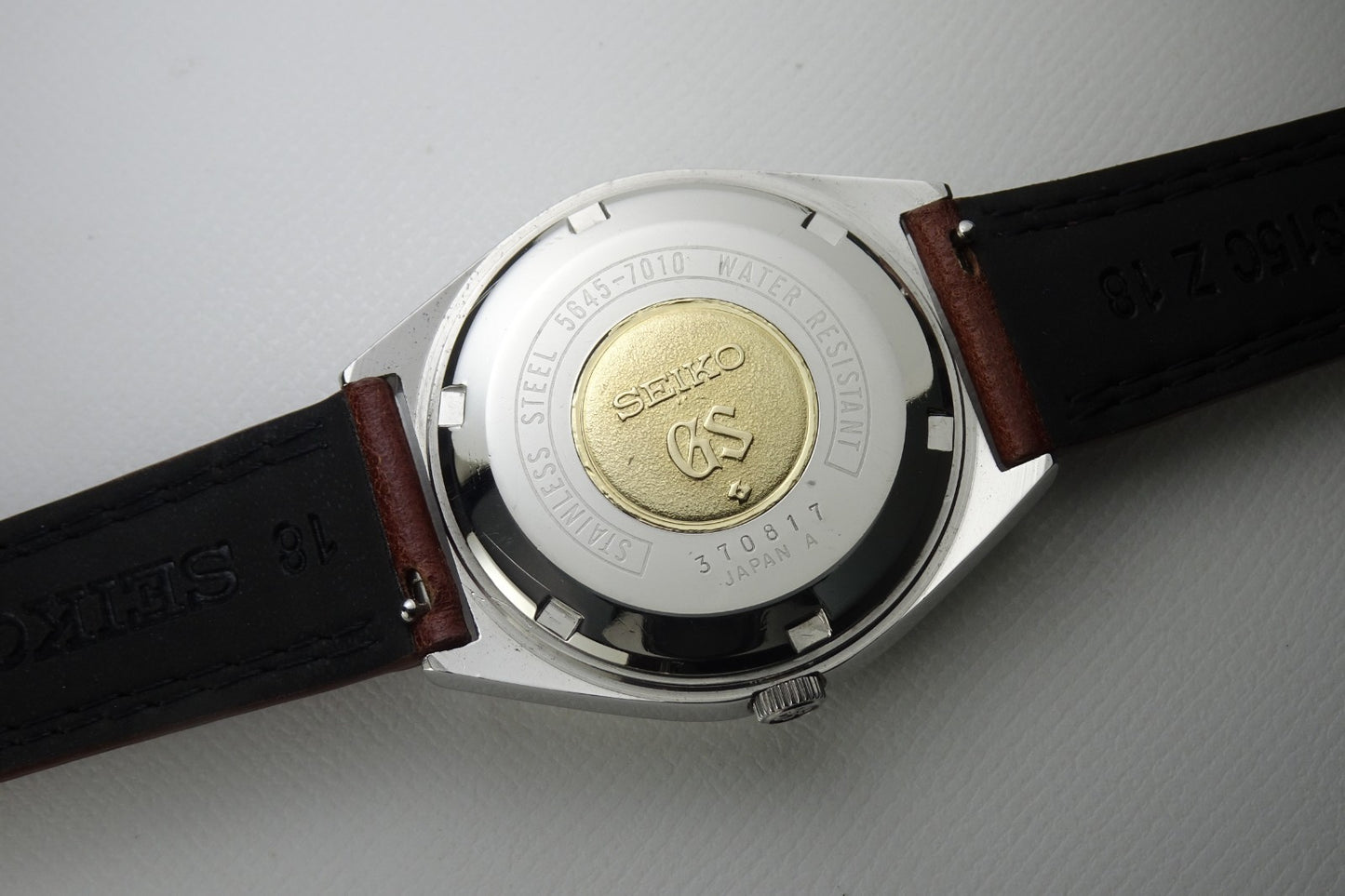 Vintage 1973 JAPAN GRAND SEIKO CALENDAR 5645-7010 25Jewels Automatic.