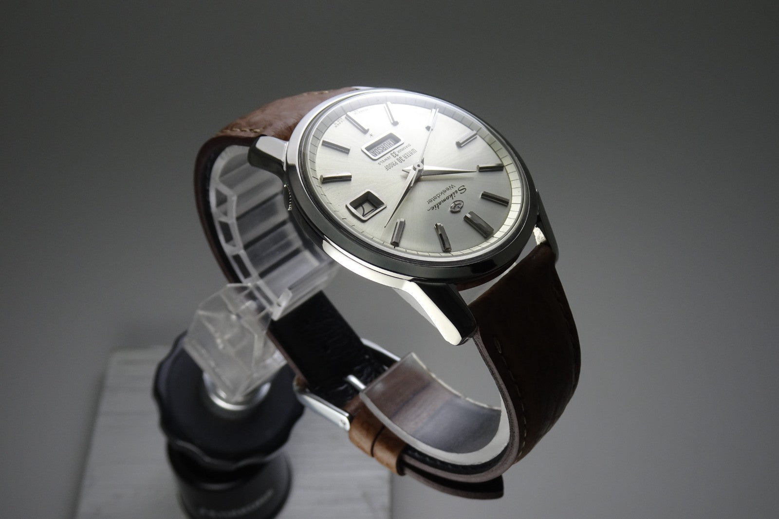 Vintage 1963 JAPAN SEIKO MATIC WEEKDATER J13080 33Jewels Automatic.