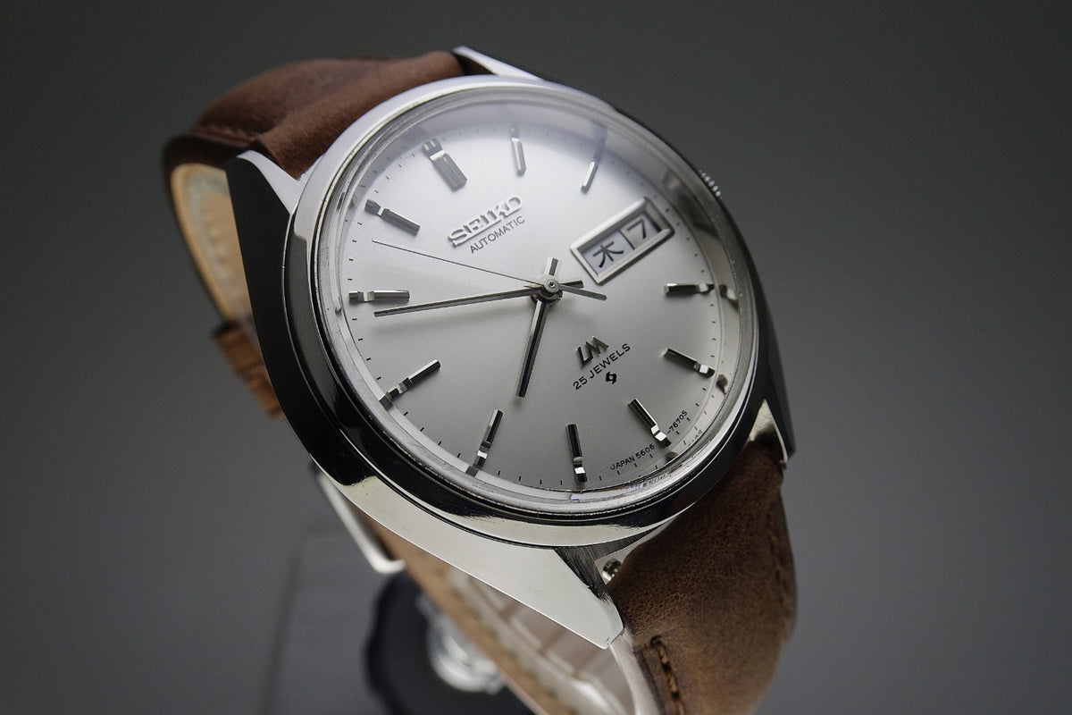 Vintage 1974 JAPAN SEIKO LORD MATIC WEEKDATER 5606-7192 25Jewels Automatic.