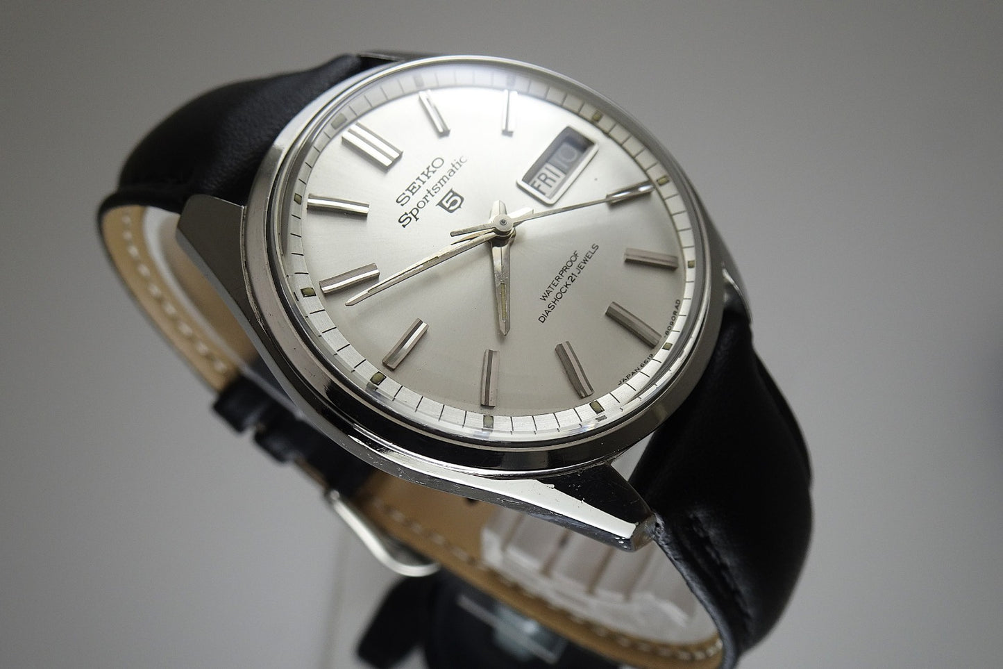 Vintage 1966 JAPAN SEIKO SPORTSMATIC5 6619-8120 21Jewels Automatic.