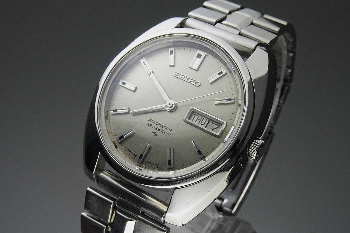 Serviced Vintage 1969 JAPAN SEIKO 51 SEIKOMATIC-P 5106-7030 33J Automatic.
