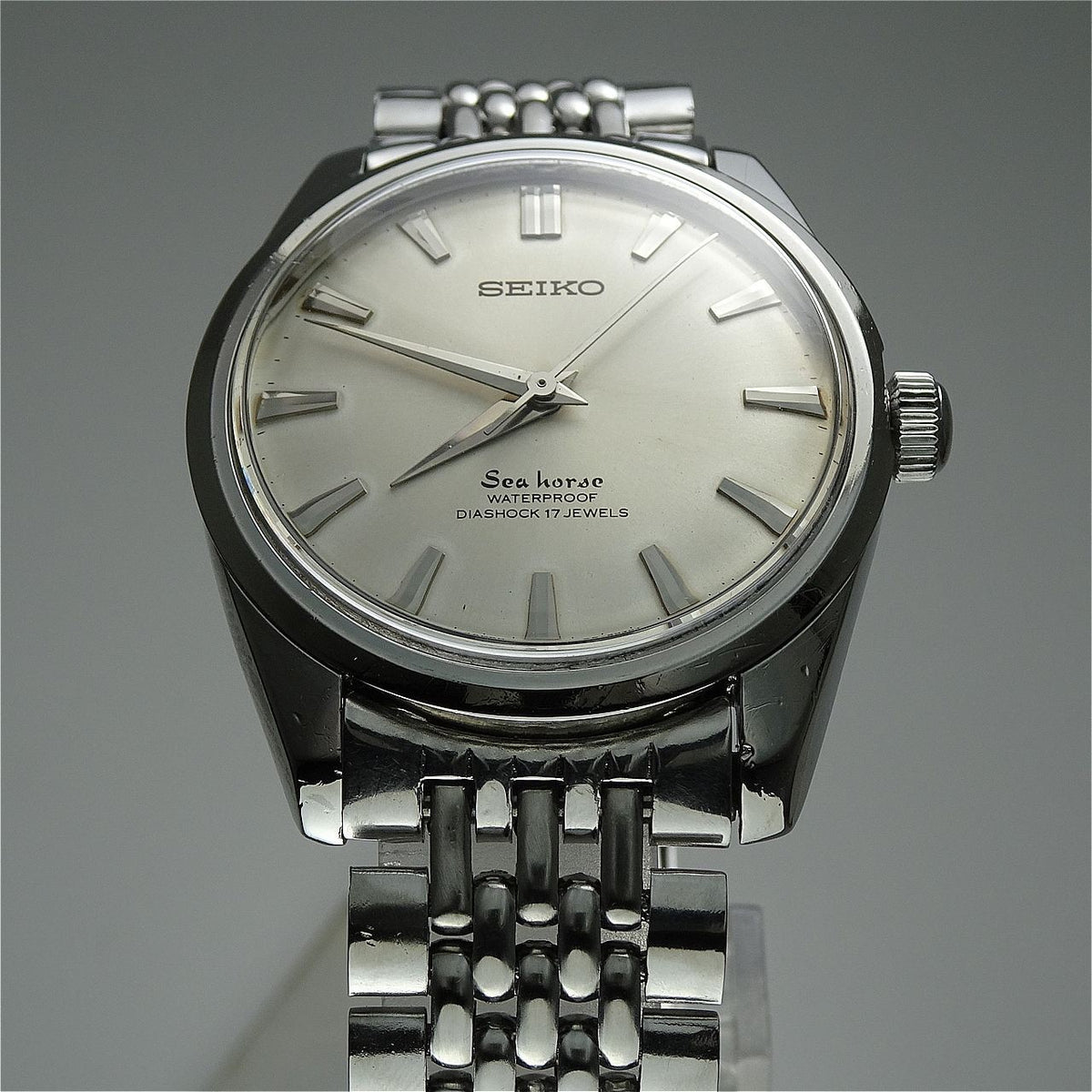 Serviced Vintage 1965 JAPAN SEIKO SEA HORSE 66-8980 17Jewels Hand-winding.