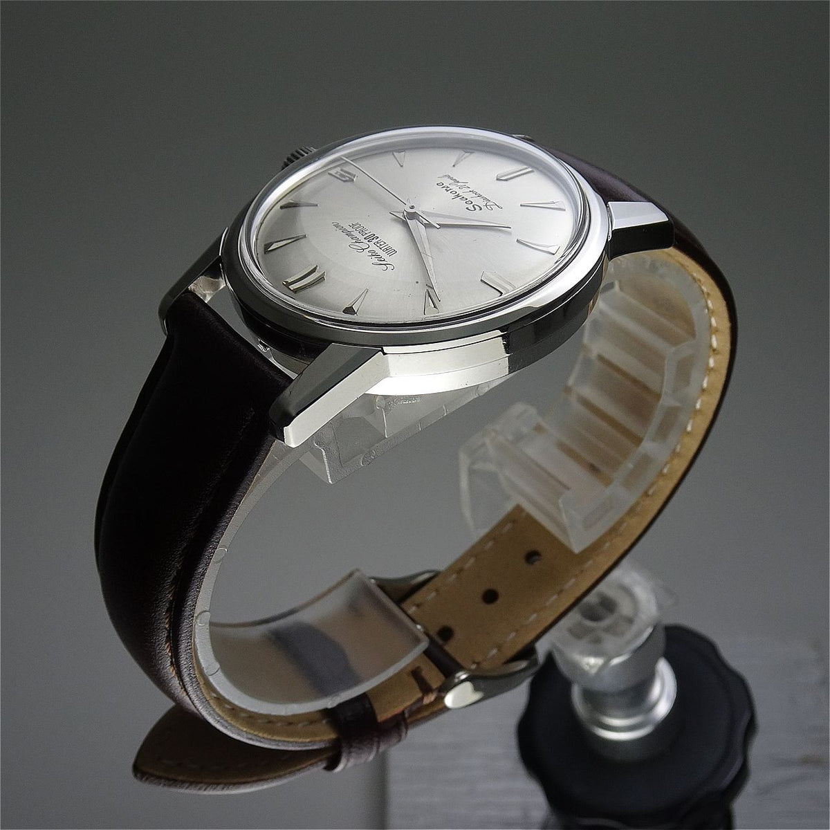 Vintage 1963 JAPAN SEIKO CHAMPION Seahorse J13046 23Jewels Hand-winding.