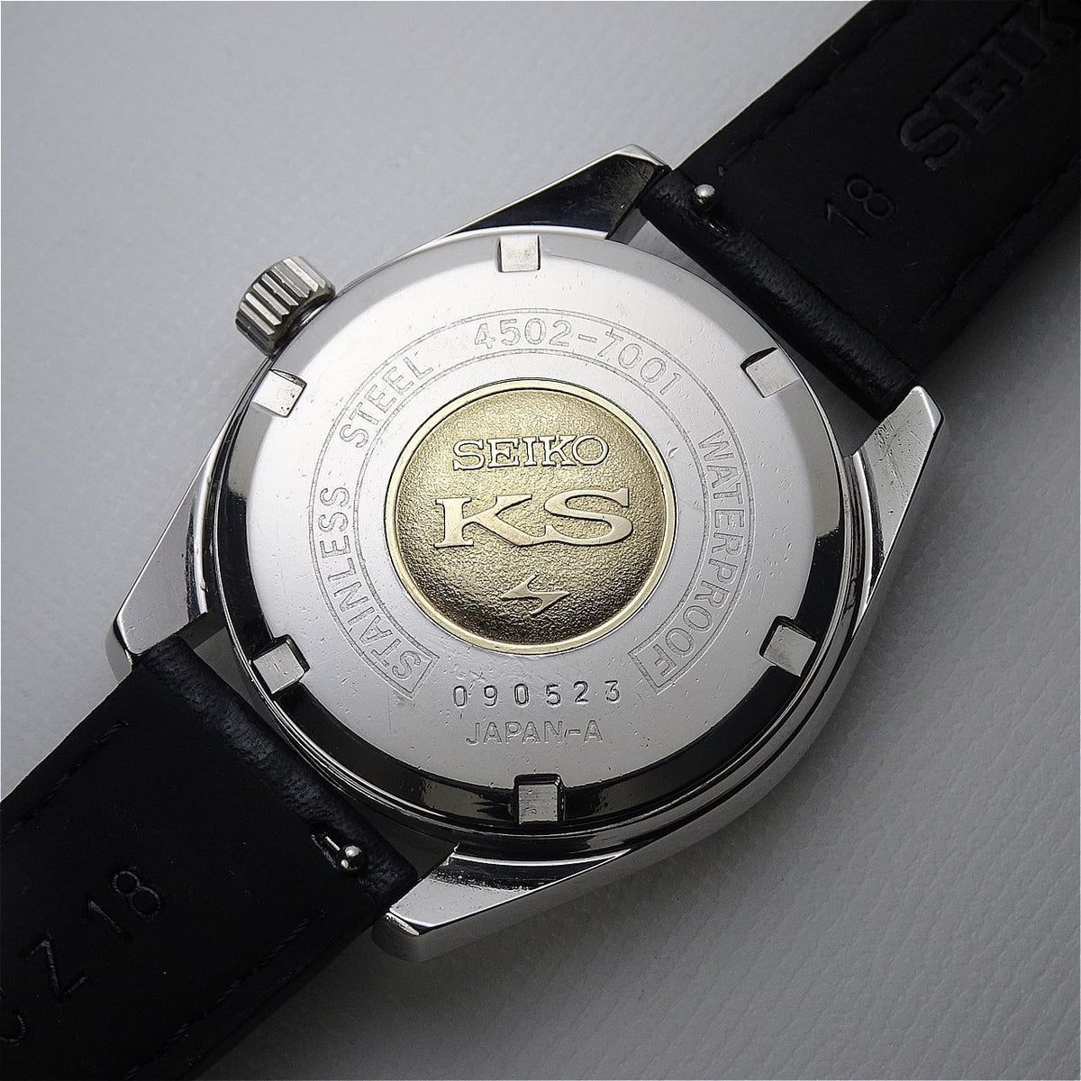 Vintage 1970 JAPAN 45 KING SEIKO CALENDAR 4502-7001 25Jewels Hand-winding.