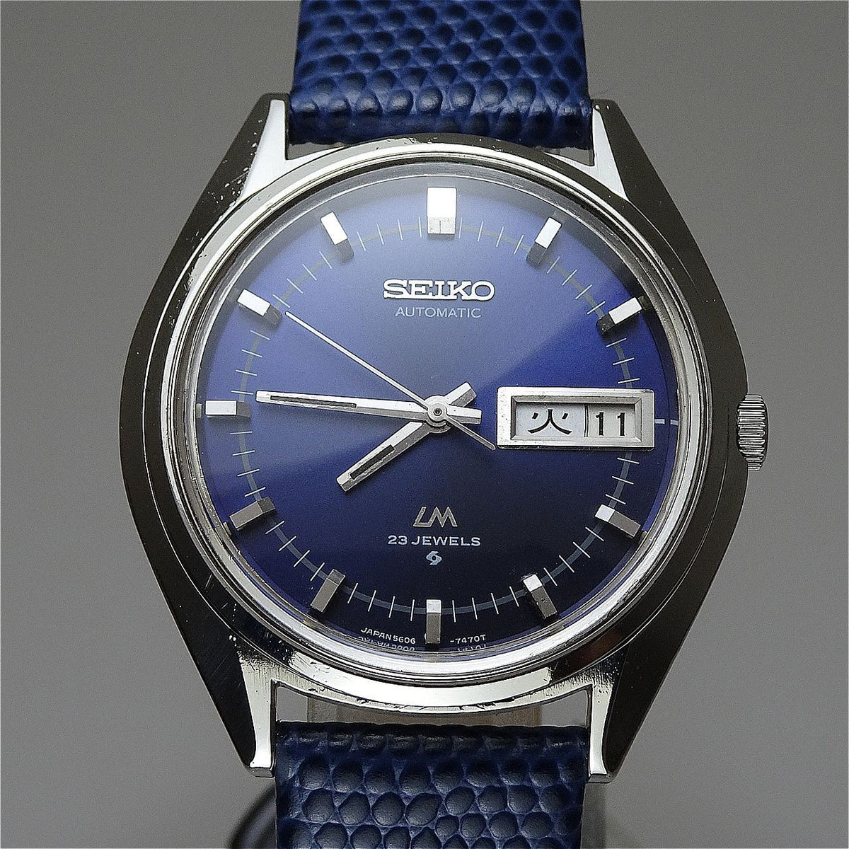 Serviced Vintage 1972 JAPAN SEIKO LORD MATIC WEEKDATER 5606-7190 23J Automatic.