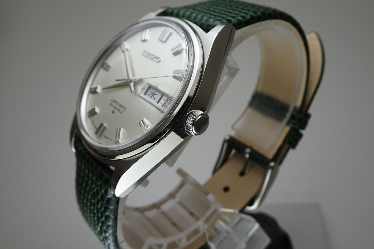 Vintage 1968 JAPAN SEIKO LORD MATIC WEEKDATER 5606-7040 23Jewels Automatic.