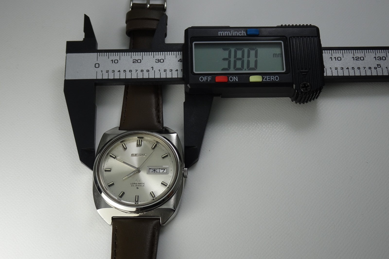 Serviced Vintage 1969 JAPAN SEIKO LORD MATIC WEEKDATER 5606-9030 23J Automatic.