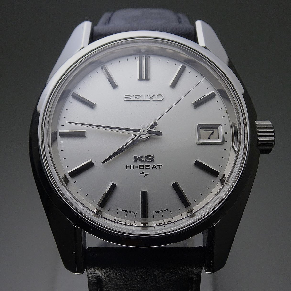 Vintage 1970 JAPAN 45 KING SEIKO CALENDAR 4502-7001 25Jewels Hand-winding.