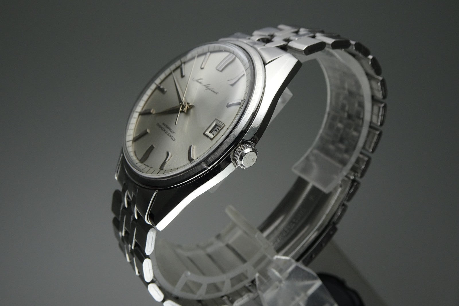 Serviced Vintage 1966 JAPAN SEIKO SKYLINER CALENDAR 6222-8000 21J Hand-winding.