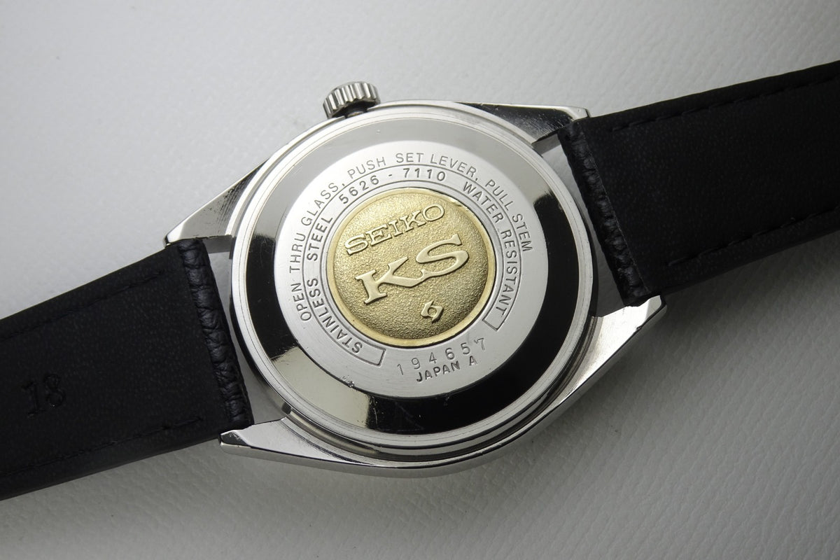 Vintage 1971 JAPAN KING SEIKO WEEKDATER 5626-7110 25Jewels Automatic.