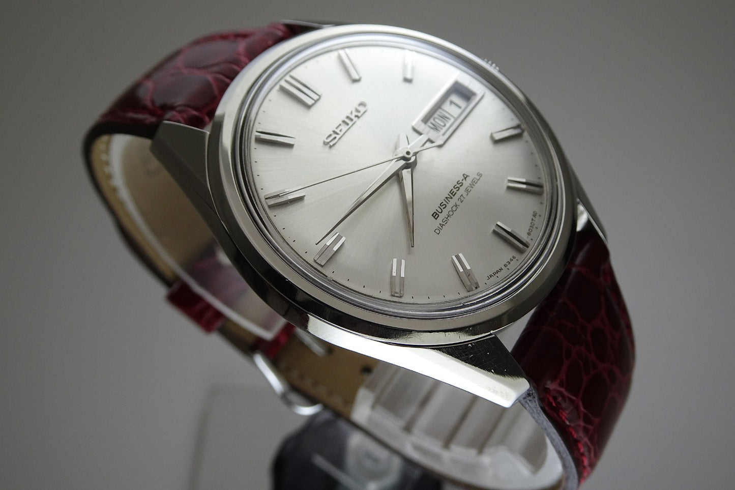 Vintage 1967 JAPAN SEIKO BUSINESS-A WEEKDATER 8306(46)-8020 27Jewels Automatic.