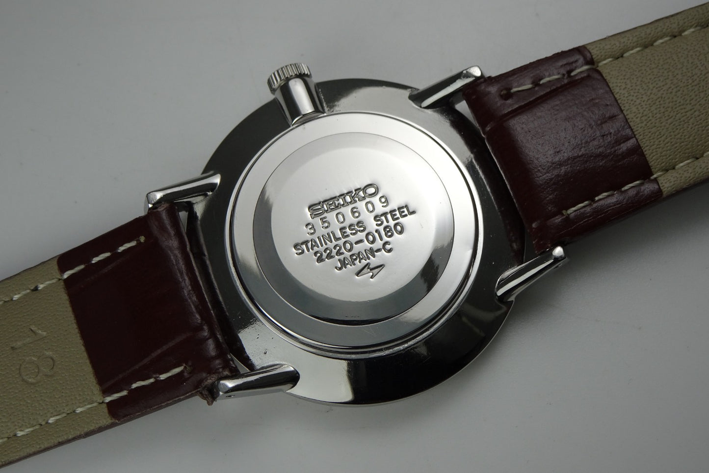 Serviced  Vintage 1973 JAPAN SEIKO CHARIOT HI-BEAT 2220-0180 24J Hand-winding.