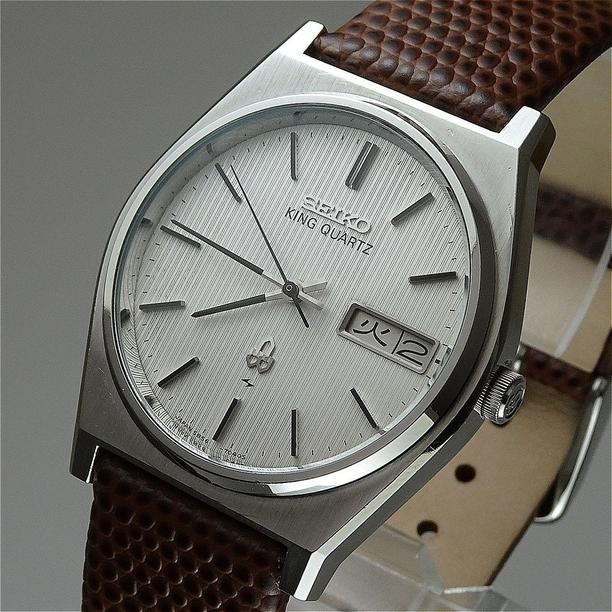 Vintage 1978 JAPAN SEIKO KING QUARTZ 5856-7030 8Jewels Quartz.