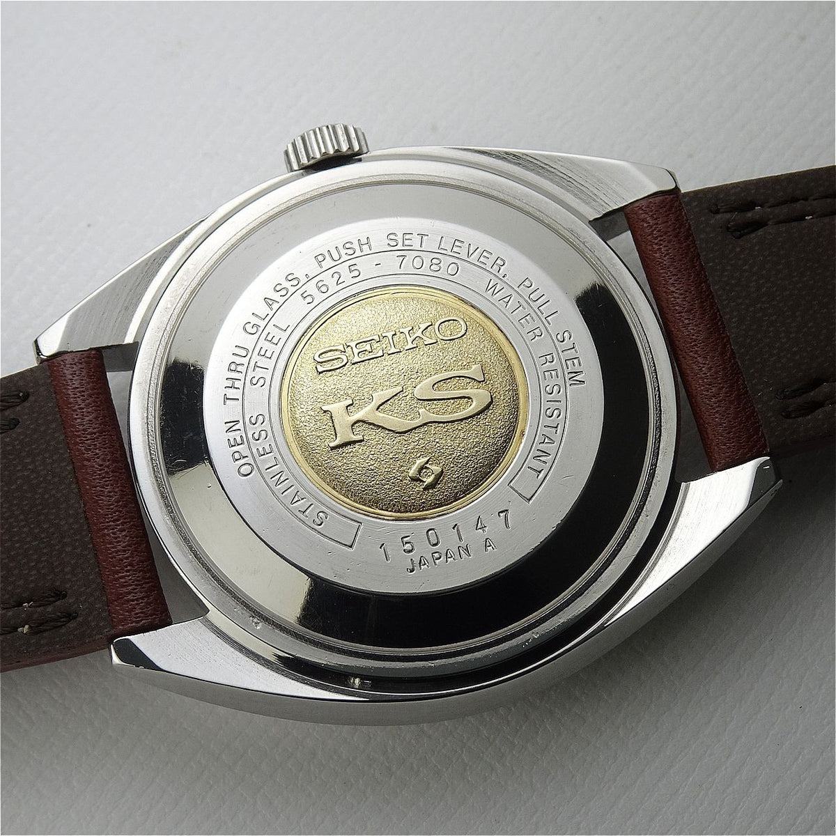 Vintage 1971 JAPAN KING SEIKO CALENDAR 5625-7080 25Jewels Automatic.