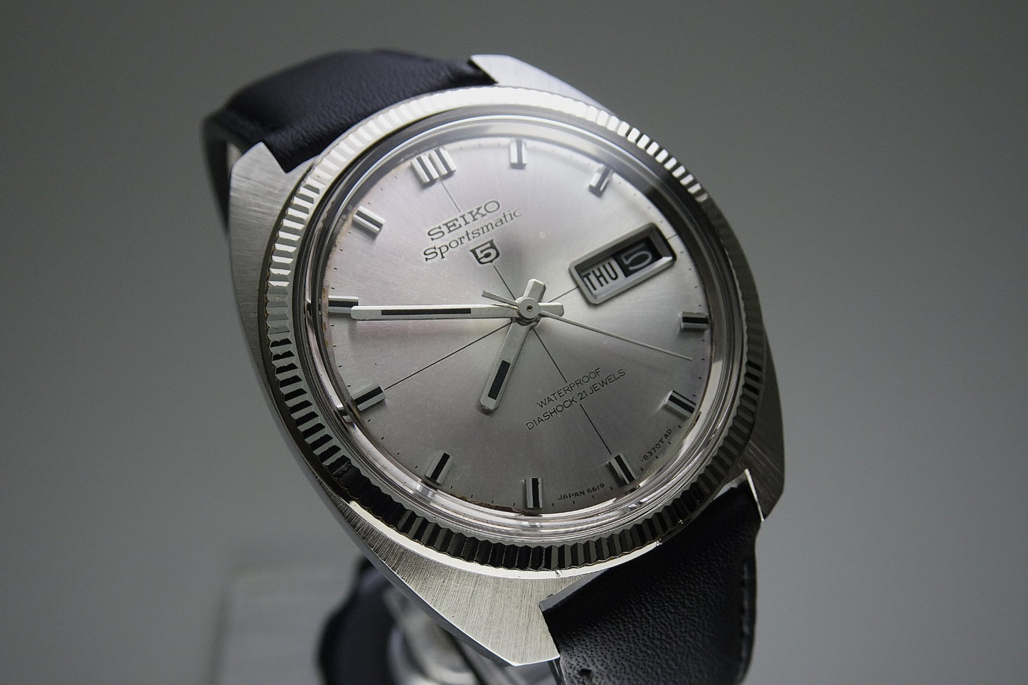Vintage 1967 JAPAN SEIKO SPORTSMATIC5 6619-8290 21Jewels Automatic.