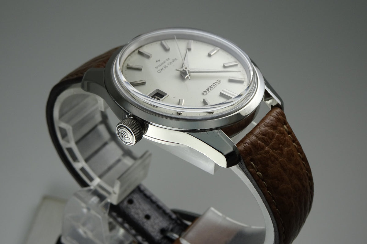 Serviced Vintage 1967 JAPAN  44 KING SEIKO CALENDAR 4402-8000 25J Hand-winding.