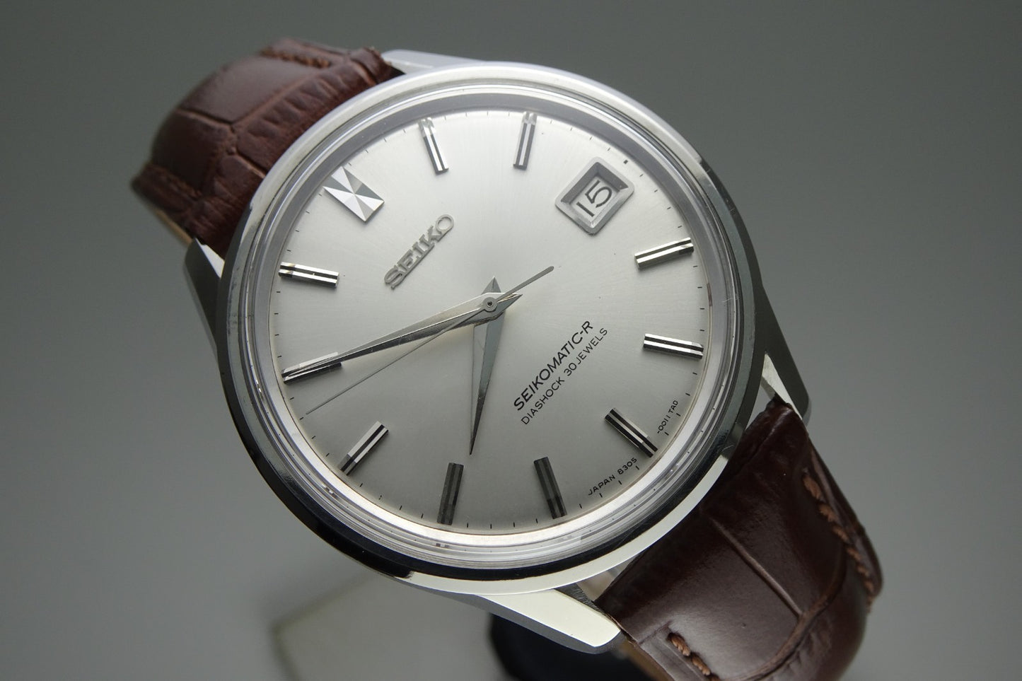 Serviced Vintage 1965 JAPAN SEIKO SEIKOMATIC-R 8305-0020 30Jewels Automatic.