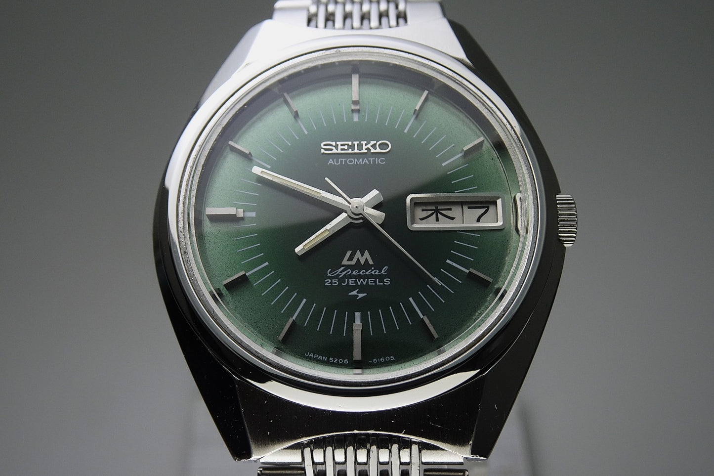 Vintage 1973 JAPAN SEIKO LORD MATIC SP WEEKDATER 5206-6110 25J Automatic.