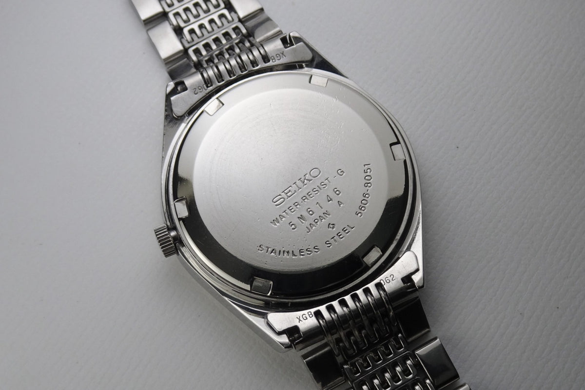 Vintage 1975 JAPAN SEIKO LORD MATIC WEEKDATER 5606-8051 23Jewels Automatic.
