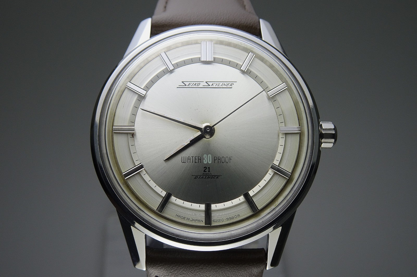Vintage 1966 JAPAN SEIKO SKYLINER 6220-9970 21Jewels Hand-winding.