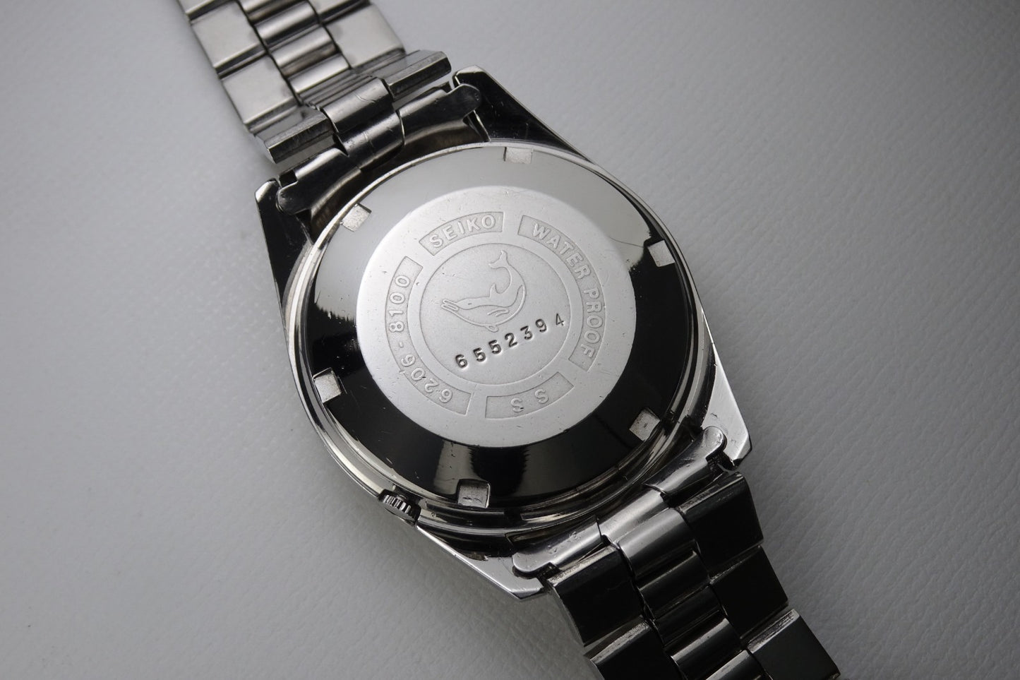Serviced Vintage 1966 JAPAN SEIKO SEIKOMATIC WEEKDATER 6206-8100 26J Automatic.