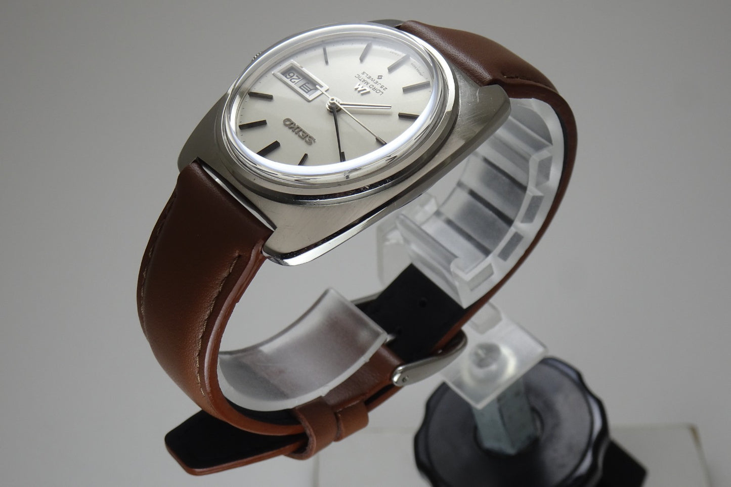 Vintage 1970 JAPAN SEIKO LORD MATIC WEEKDATER 5606-7130 25Jewels Automatic.