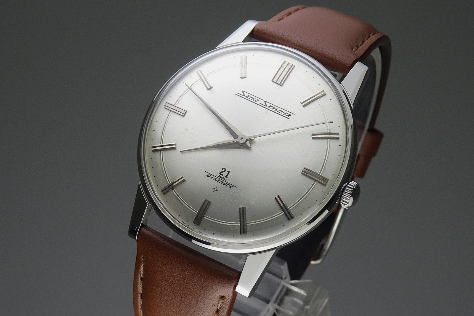 Vintage 1963 JAPAN SEIKO SKYLINER 16001E 21Jewels Hand-winding.