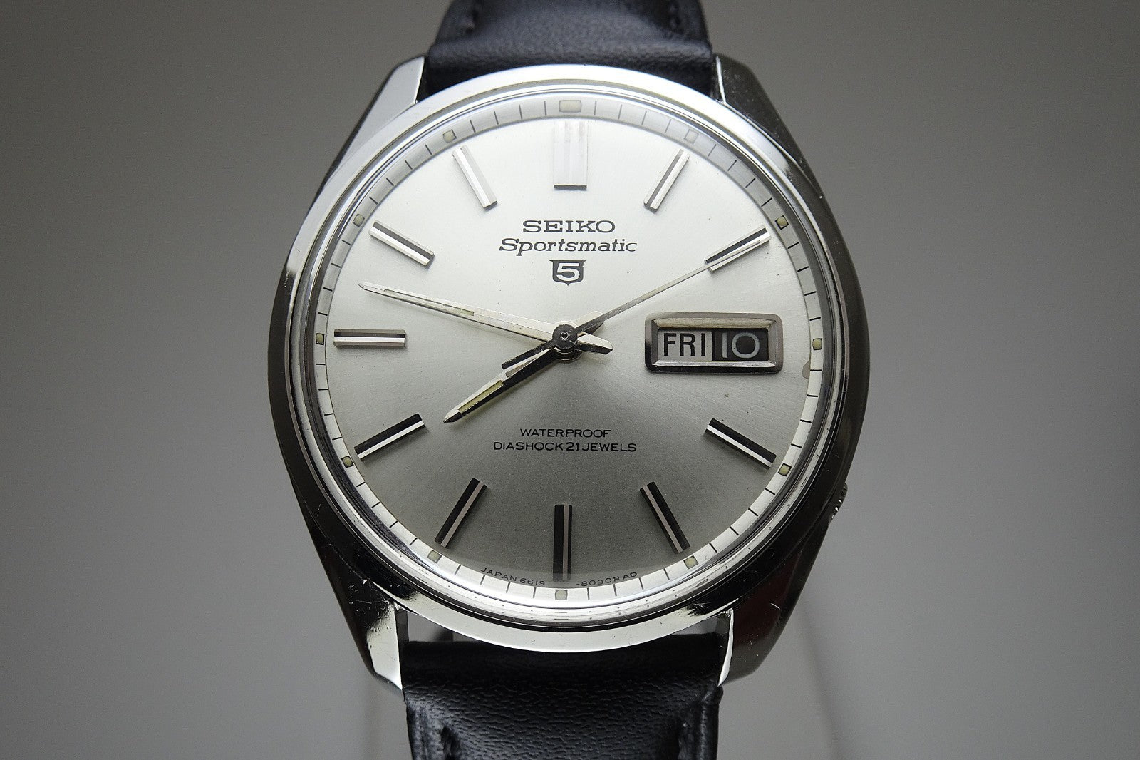 Vintage 1966 JAPAN SEIKO SPORTSMATIC5 6619-8120 21Jewels Automatic.