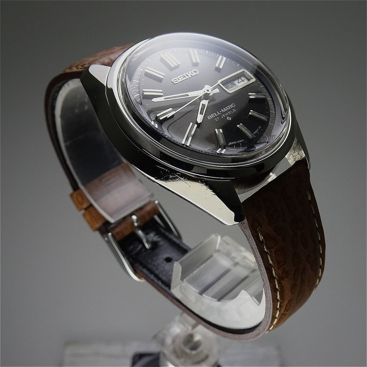 Vintage 1972 JAPAN SEIKO BELL-MATIC WEEKDATER 4006-7012 27Jewels Automatic.