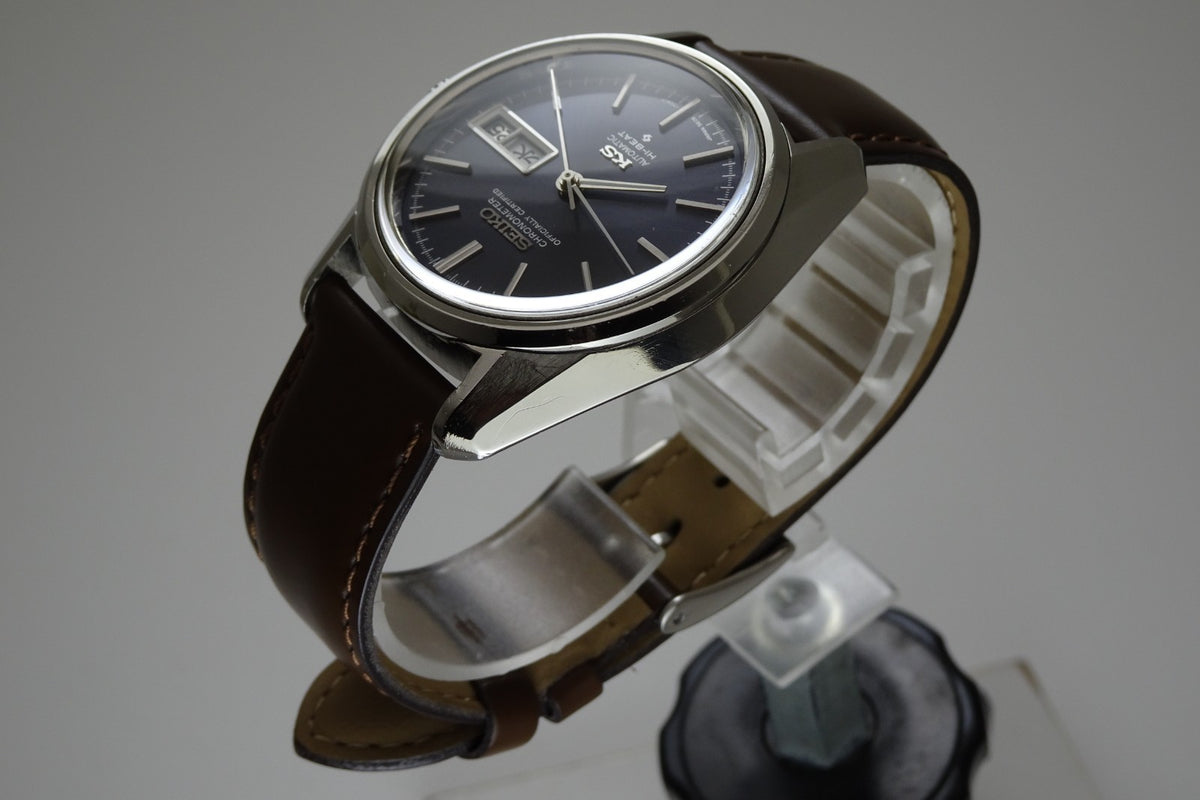 Vintage 1974 JAPAN KING SEIKO CHRONOMETER WEEKDATER 5626-7041 25J Automatic.
