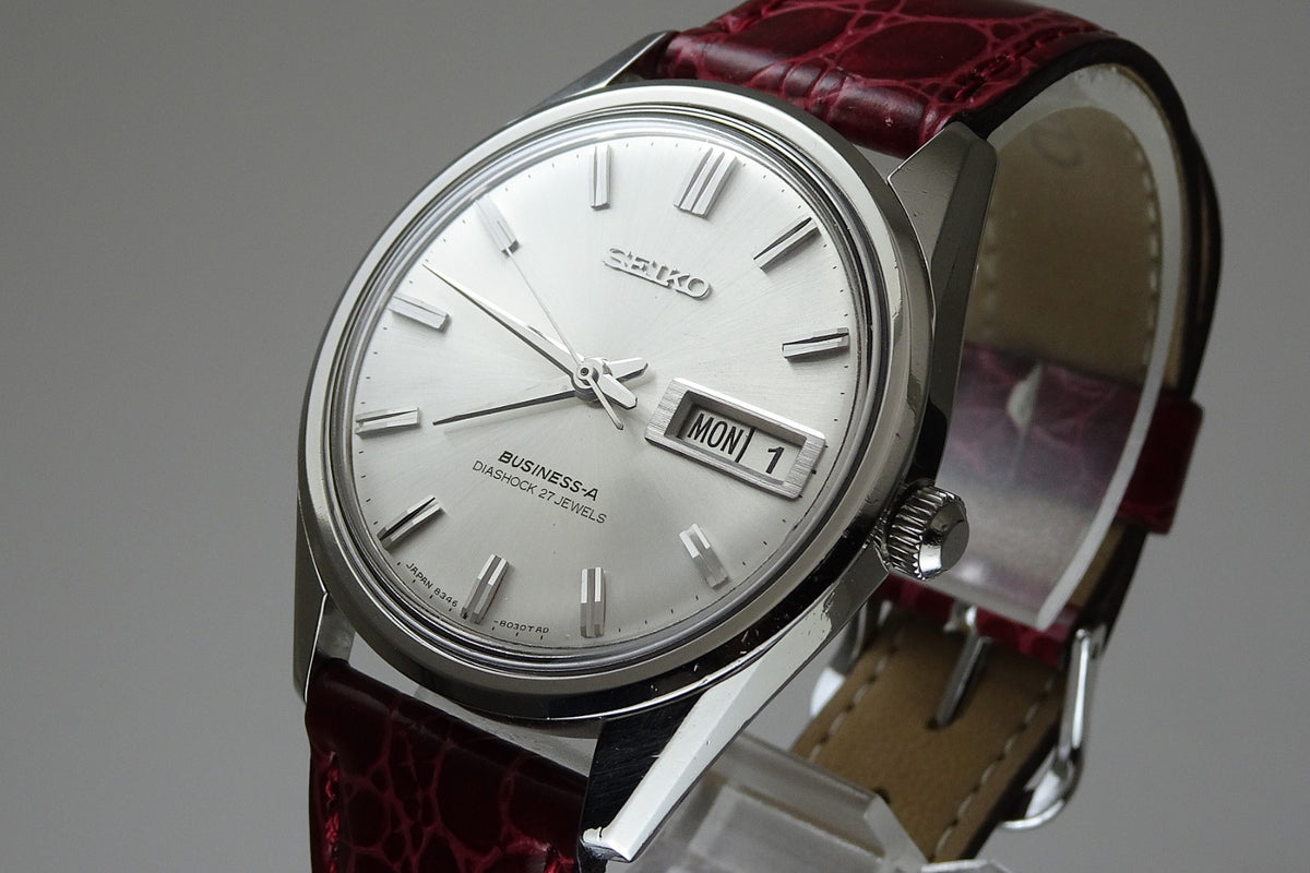 Vintage 1967 JAPAN SEIKO BUSINESS-A WEEKDATER 8306(46)-8020 27Jewels Automatic.