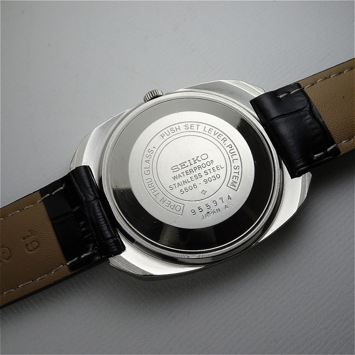 Vintage 1969 JAPAN SEIKO LORD MATIC WEEKDATER 5606-9030 23Jewels Automatic.