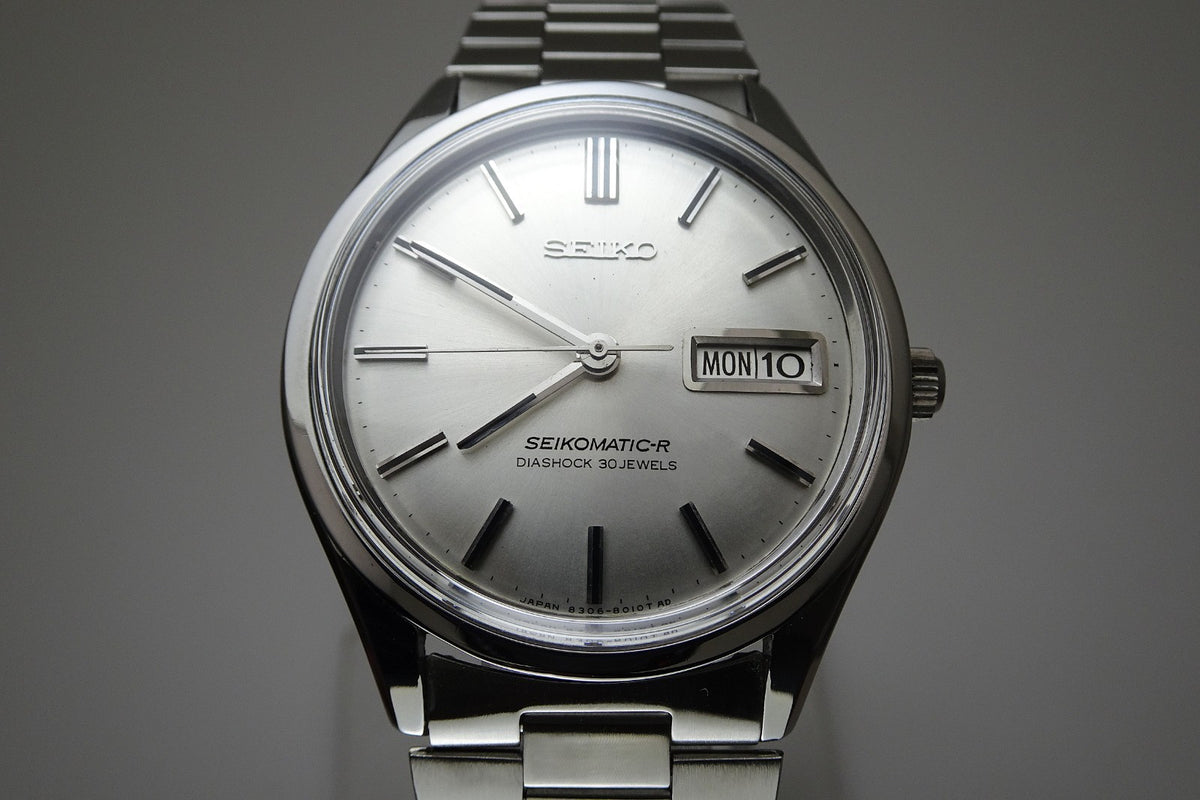 Vintage 1966 JAPAN SEIKO SEIKOMATIC-R WEEKDATER 8306-8001 30Jewels Automatic.