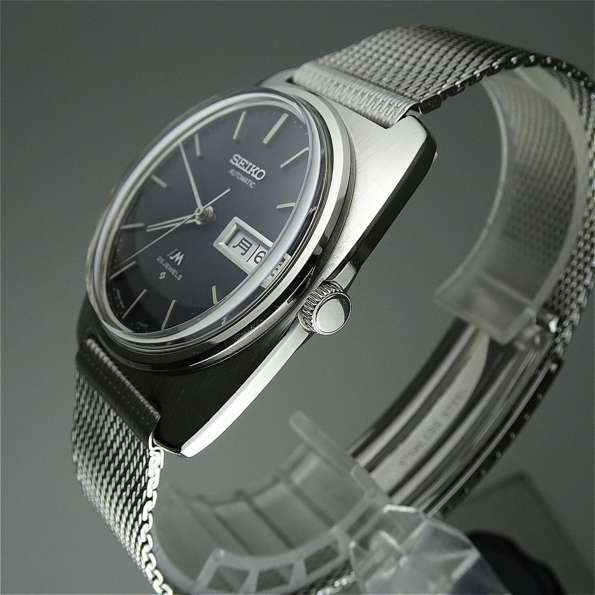 Vintage 1971 JAPAN LORD MATIC WEEKDATER 5606-7130 25Jewels Automatic.