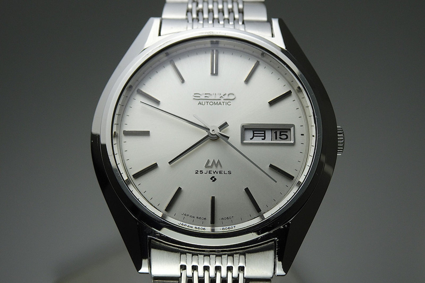 Vintage 1974 JAPAN SEIKO LORD MATIC WEEKDATER 5606-8031 25Jewels Automatic.