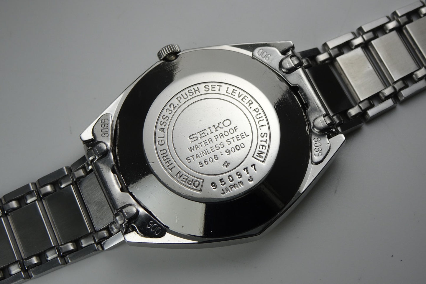 Vintage 1969 JAPAN SEIKO LORD MATIC WEEKDATER 5606-9000 25Jewels Automatic.