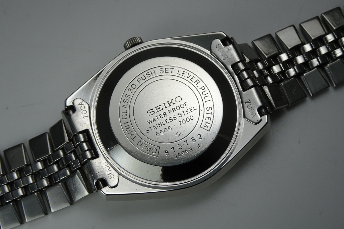 Vintage 1968 JAPAN SEIKO LORD MATIC WEEKDATER 5606-7000 23Jewels Automatic.