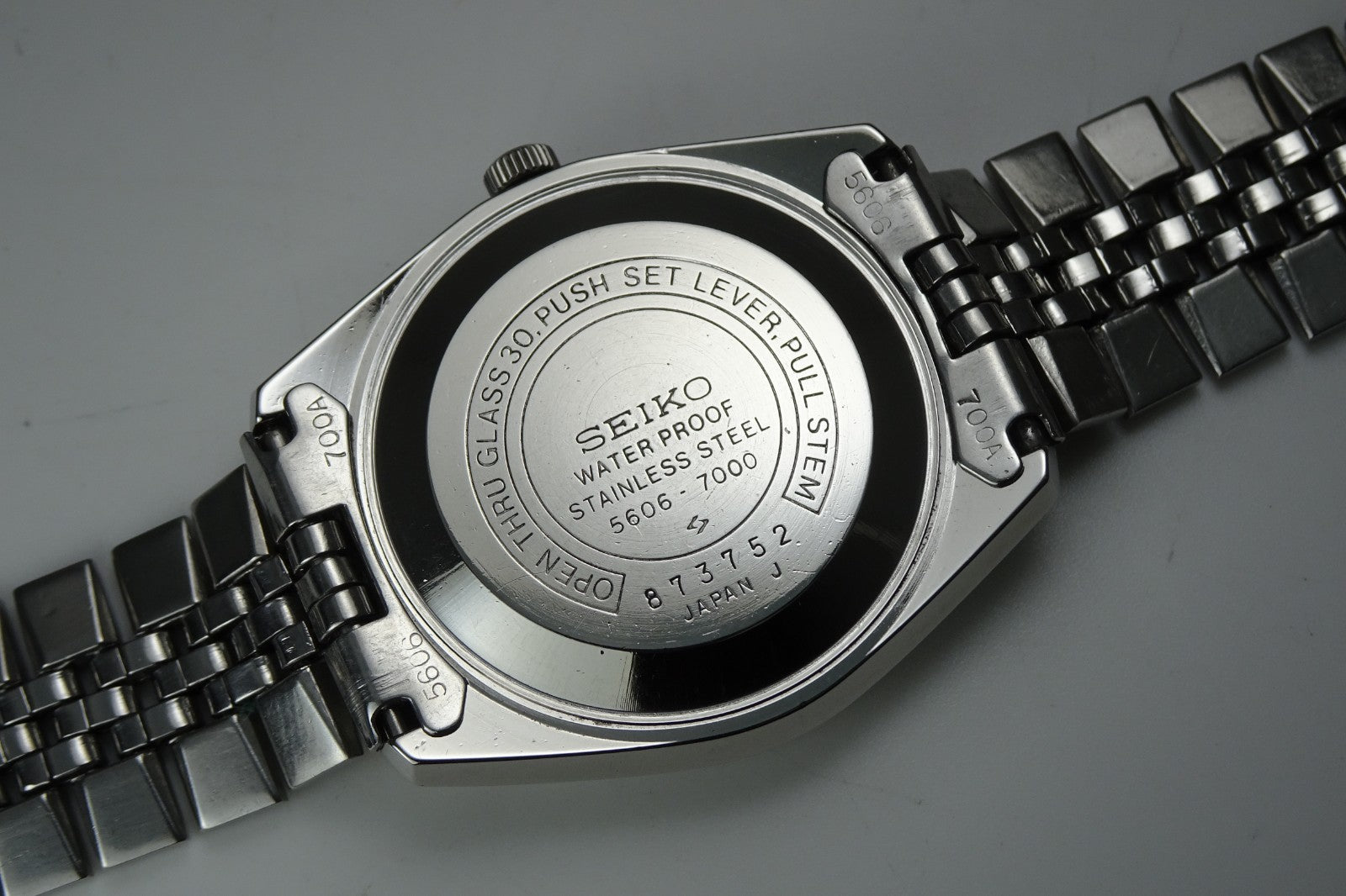 Vintage 1968 JAPAN SEIKO LORD MATIC WEEKDATER 5606-7000 23Jewels Automatic.